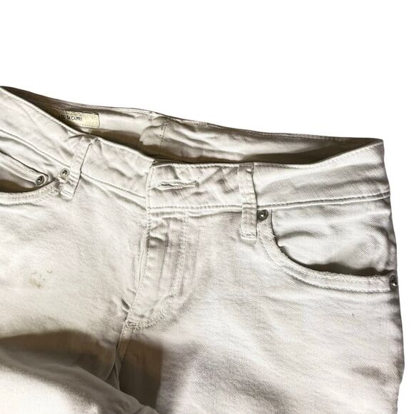 Lucky Brand Lolita Capri Jeans White Mid Rise Stretch - Picture 6 of 8